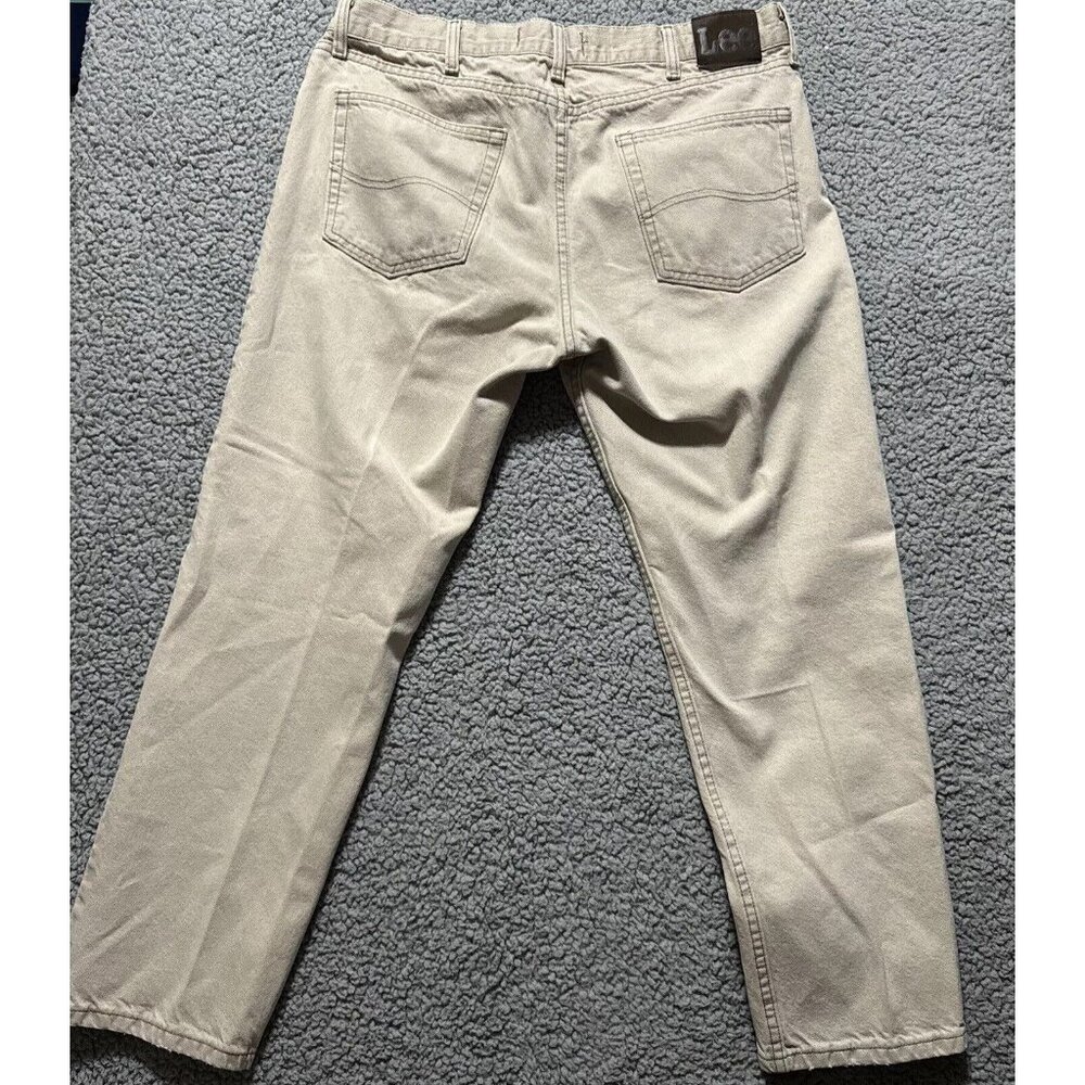 MEN'S LEE JEANS WHEAT REGULAR FIT STRAIGHT LEG SIZE 36x29 (2008910)